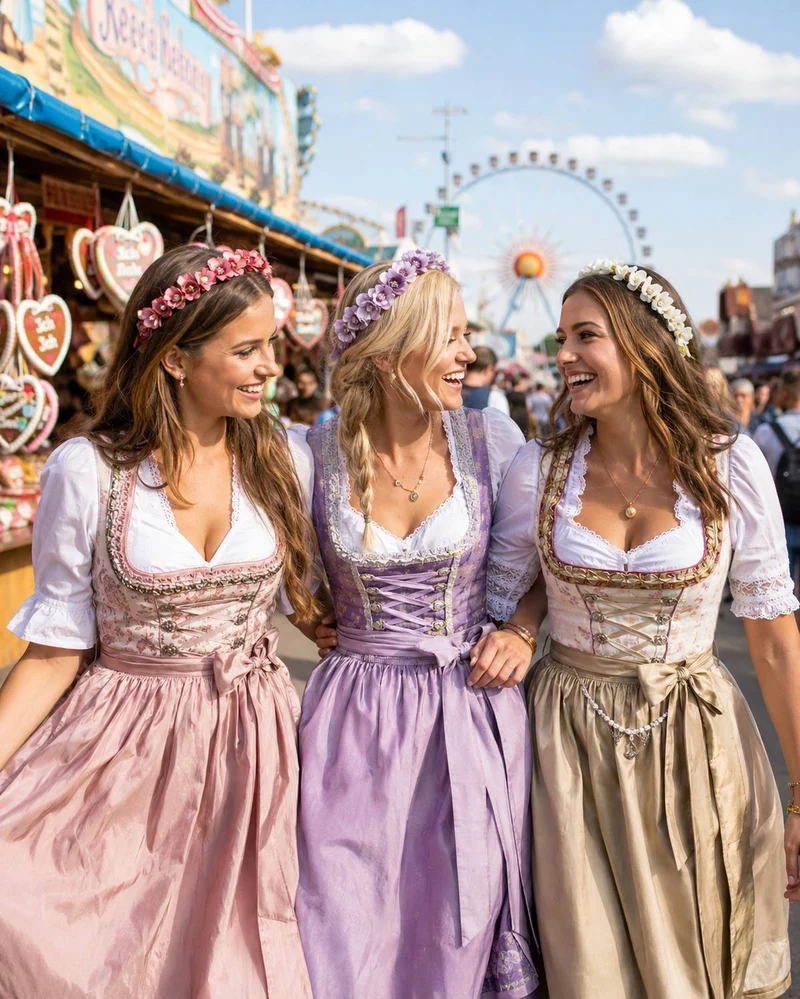 Blumen Haarreif "Elfe" - Schmaler Blütenkranz | Weiß Grün