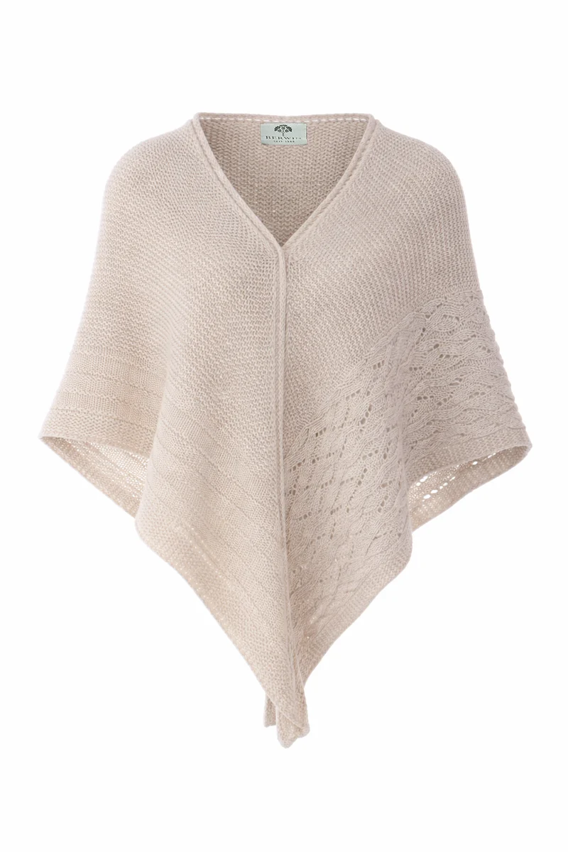 Stricktuch mit verschiedenen Strickmustern