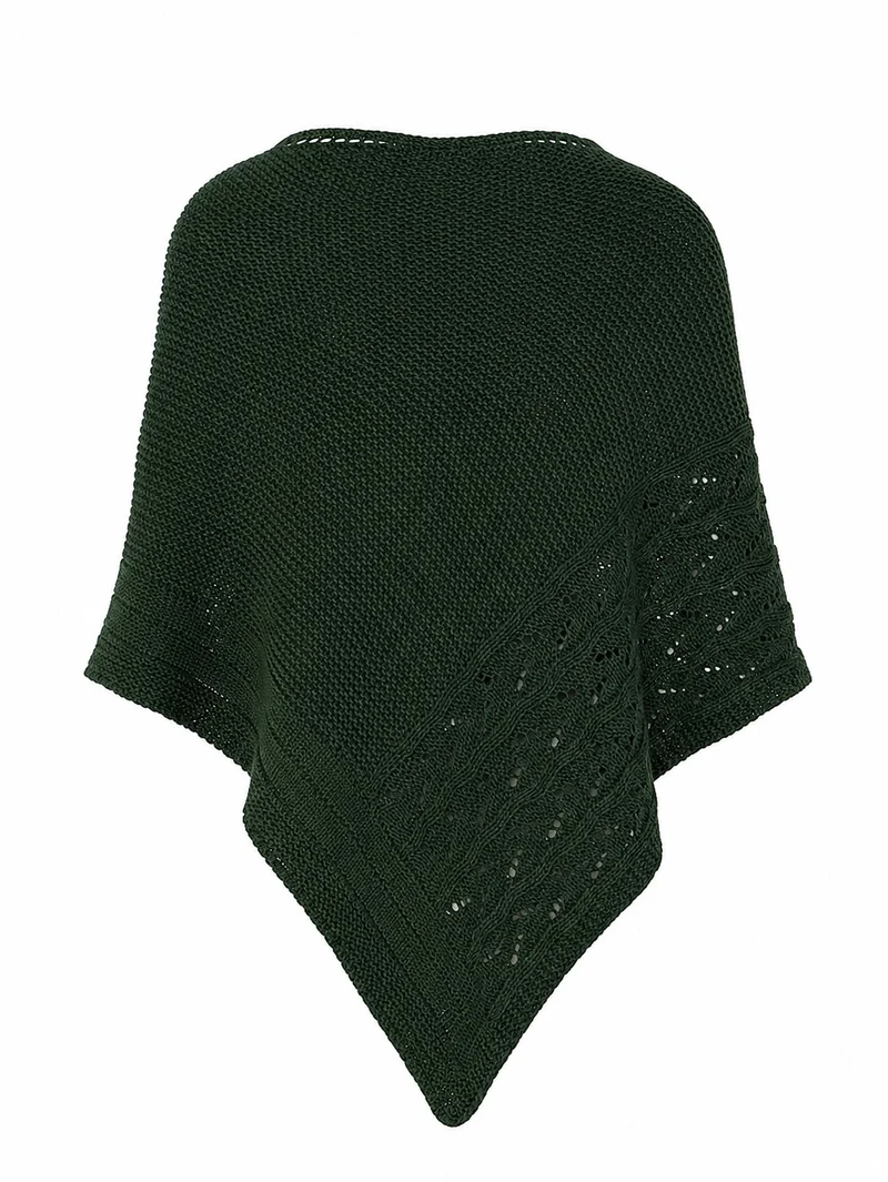 Stricktuch mit verschiedenen Strickmustern