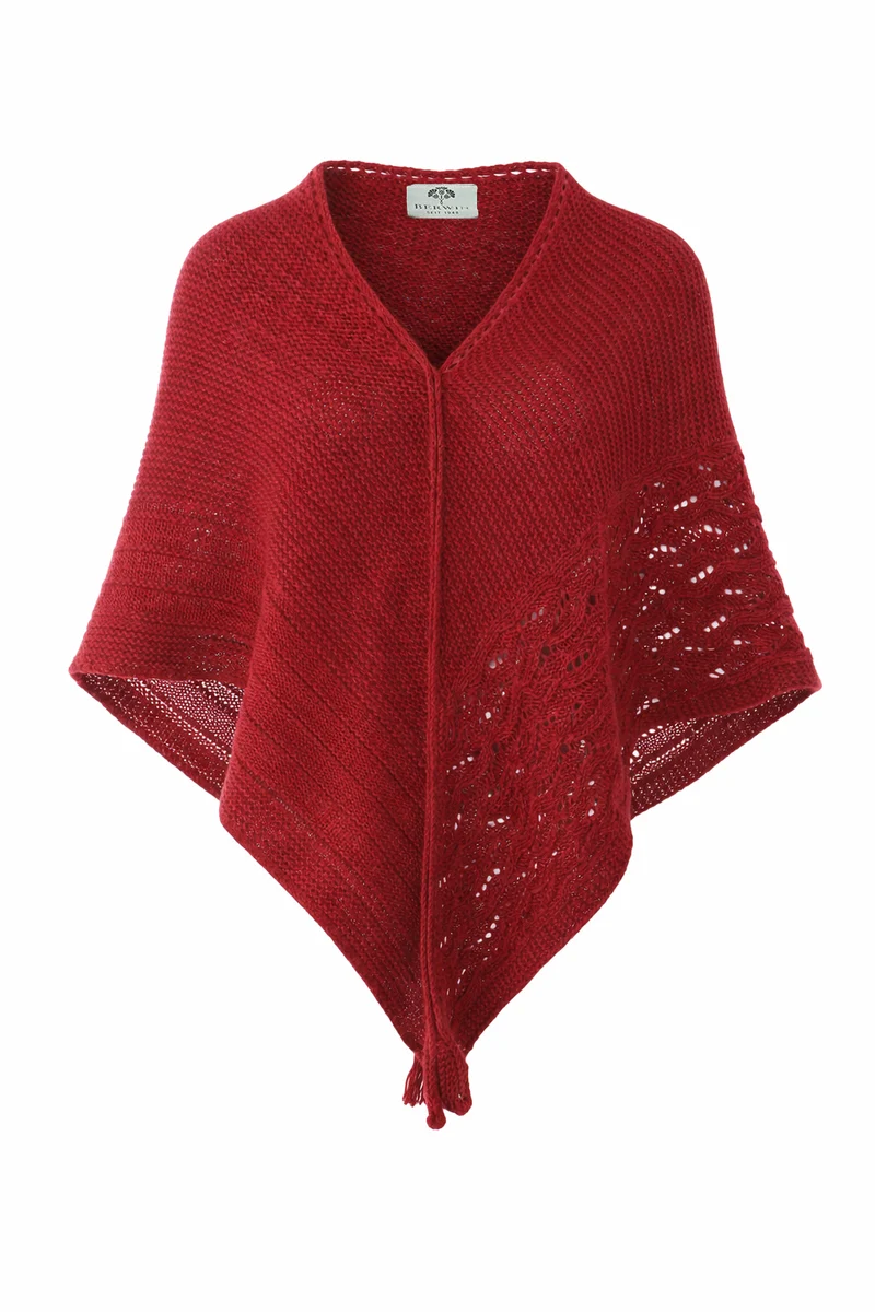 Stricktuch mit verschiedenen Strickmustern