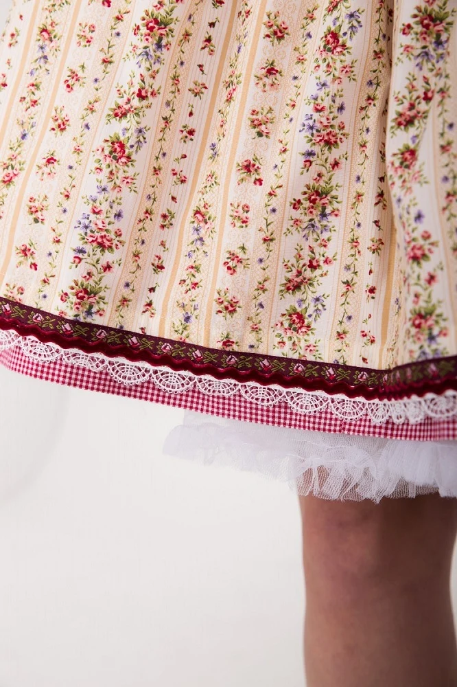 Krüger MADL Dirndl Glam Girl - Rot 60cm