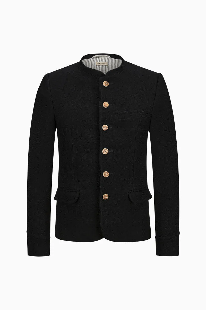 Gottseidank Trachtenjanker Helmut A005425 Schwarzblau