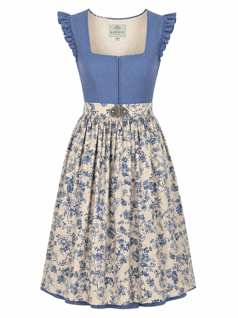 Modernes Dirndl mit Flügelarm