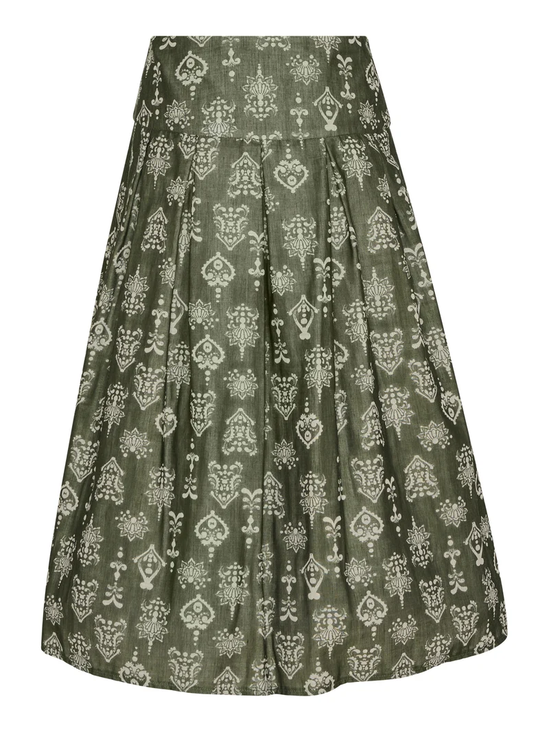 Eleganter Rock aus Jacquard mit Bindeband