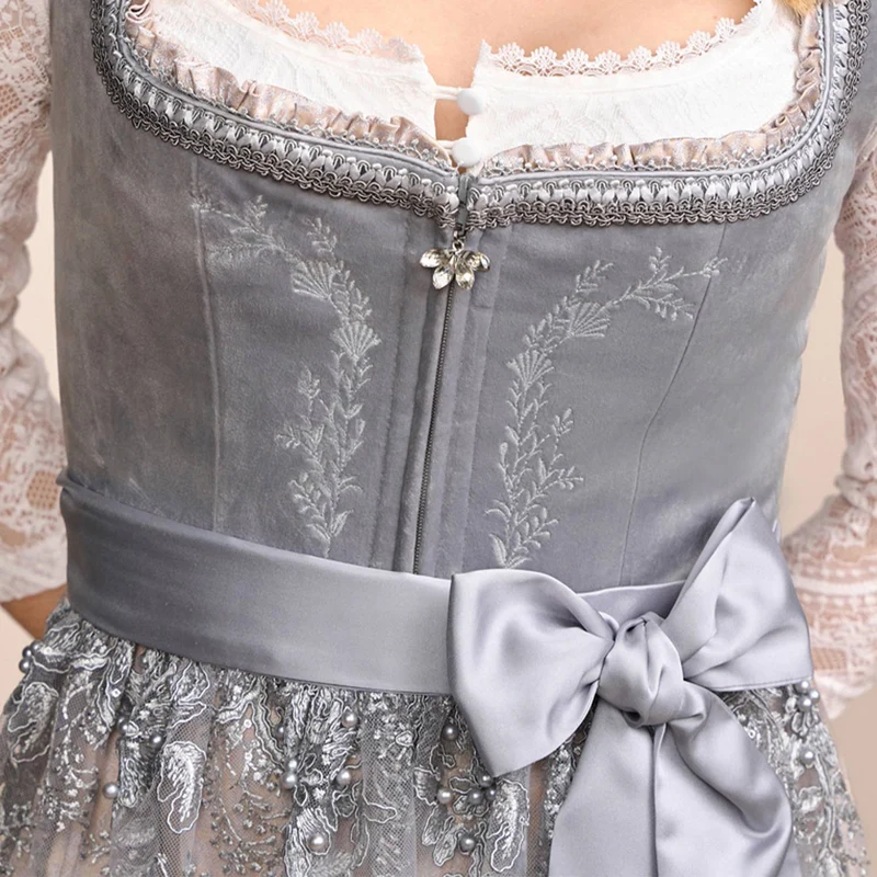 Krüger MADL Dirndl "Kyle" 415569 | Grau 60cm