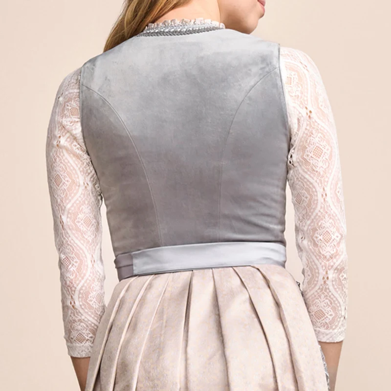 Krüger MADL Dirndl "Kyle" 415569 | Grau 60cm