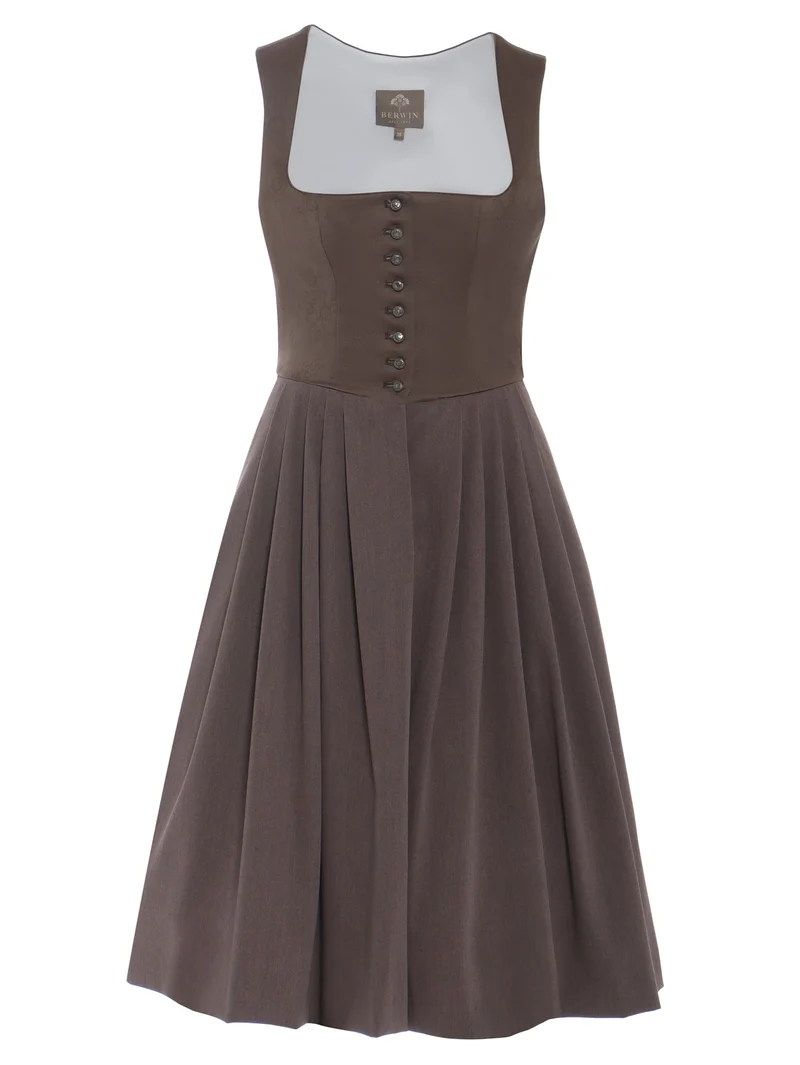 Dirndl ohne Schürze aus Jacquard – 70 cm