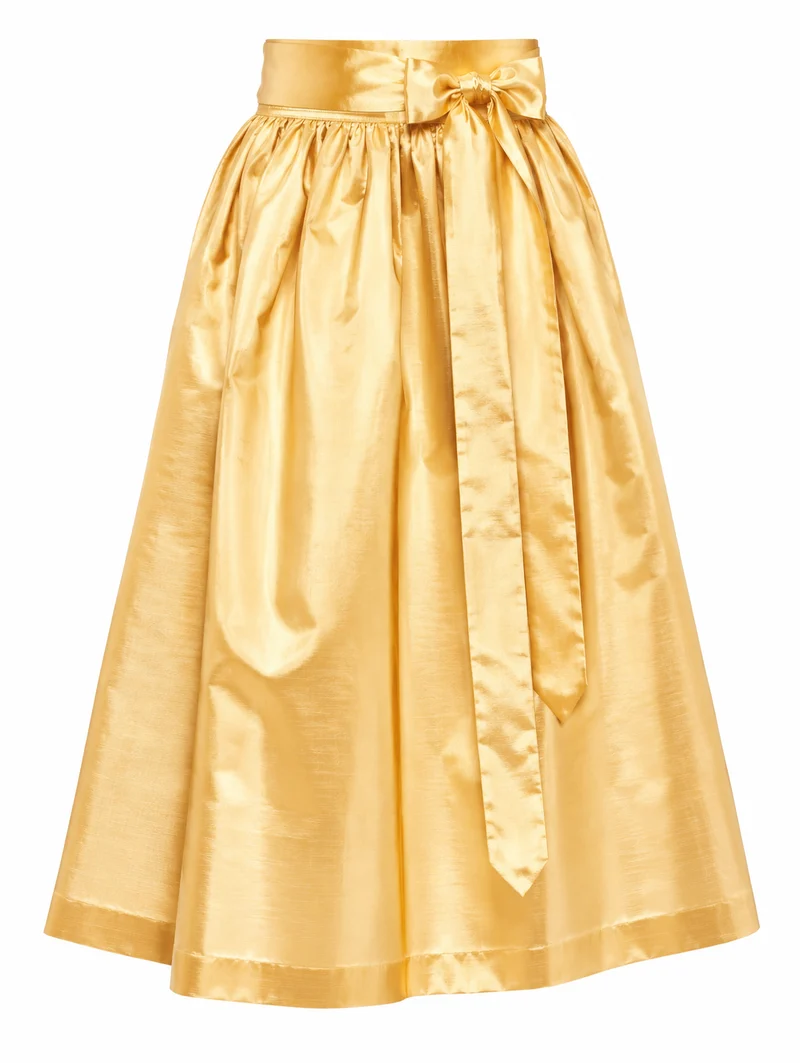 Klassische Taftschürze für Dirndl – 77 cm