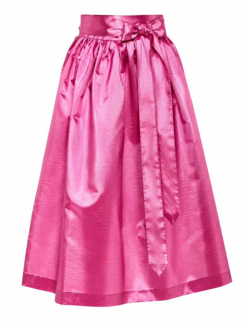 Klassische Taftschürze für Dirndl – 77 cm