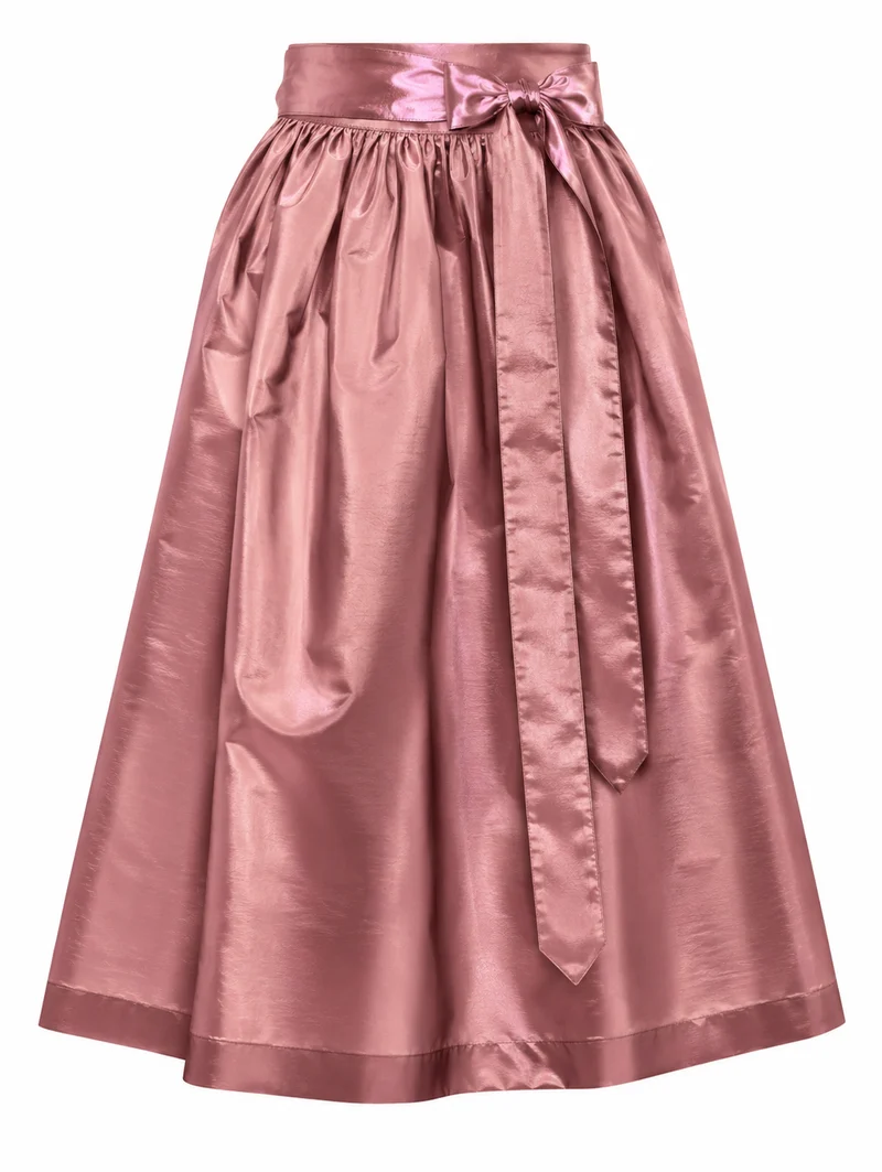 Klassische Taftschürze für Dirndl – 77 cm
