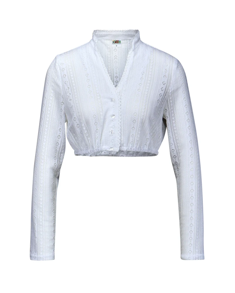 Dirndlbluse aus Spitzenstoff