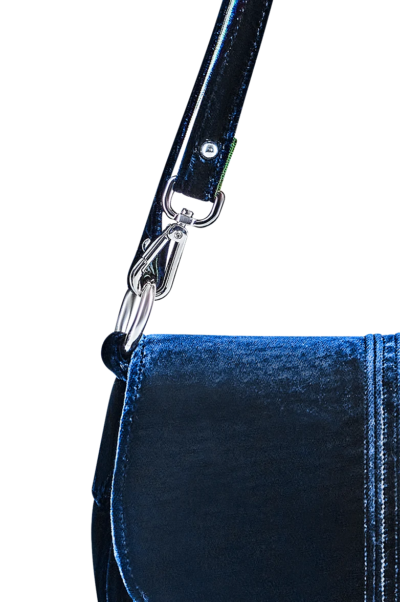 Satteltasche aus Samt