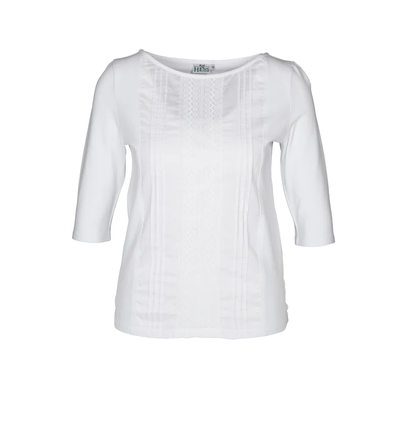 Shirt mit Spitzeneinsatz