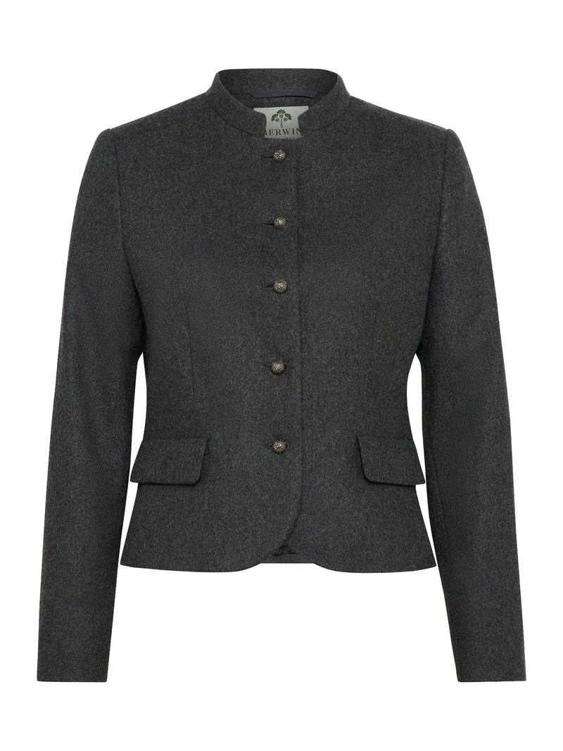 Lodenjacke mit Stehkragen
