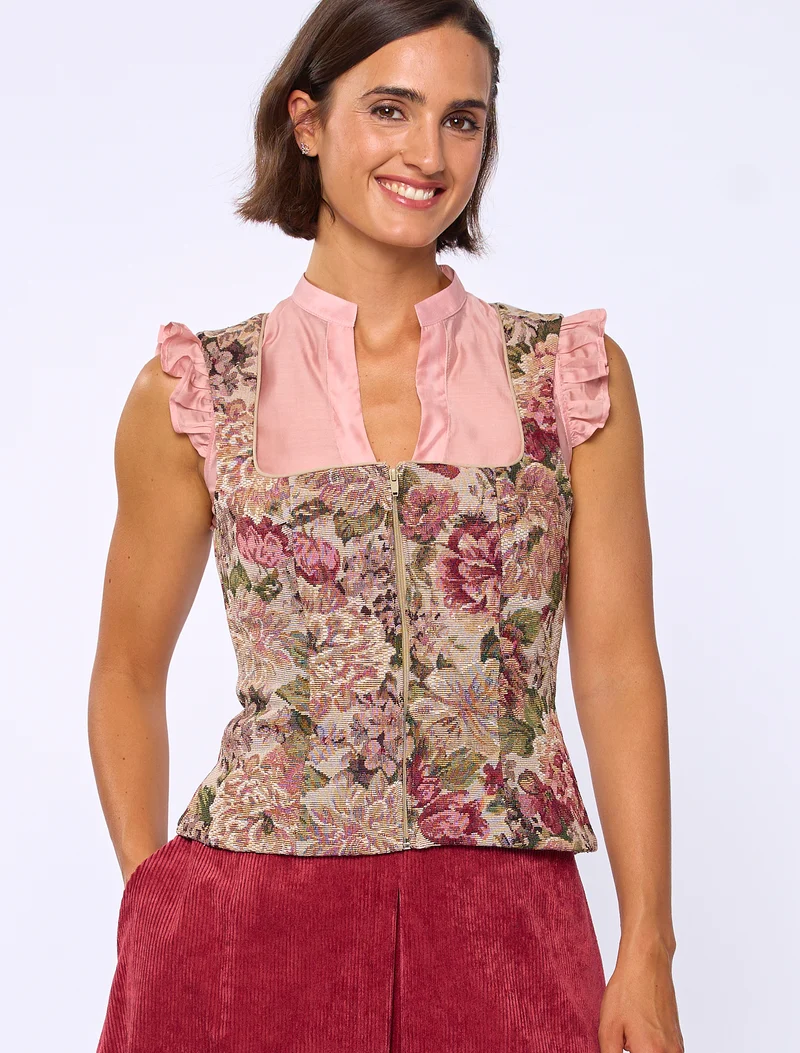 Dirndlbluse aus Organza