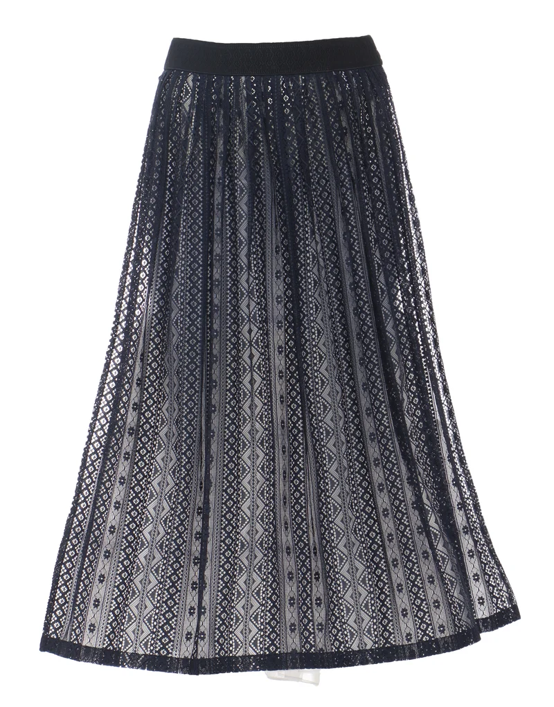 Spitzen-Dirndlschürze Schließe – 77 cm