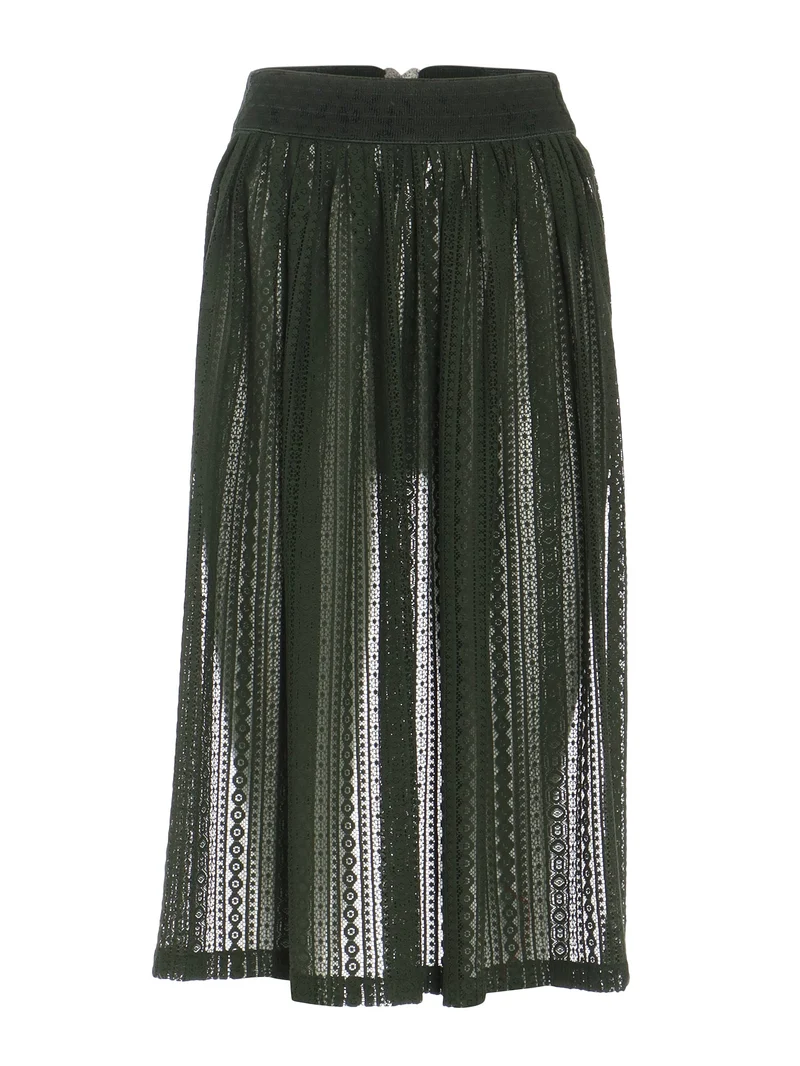 Spitzen-Dirndlschürze Schließe – 77 cm