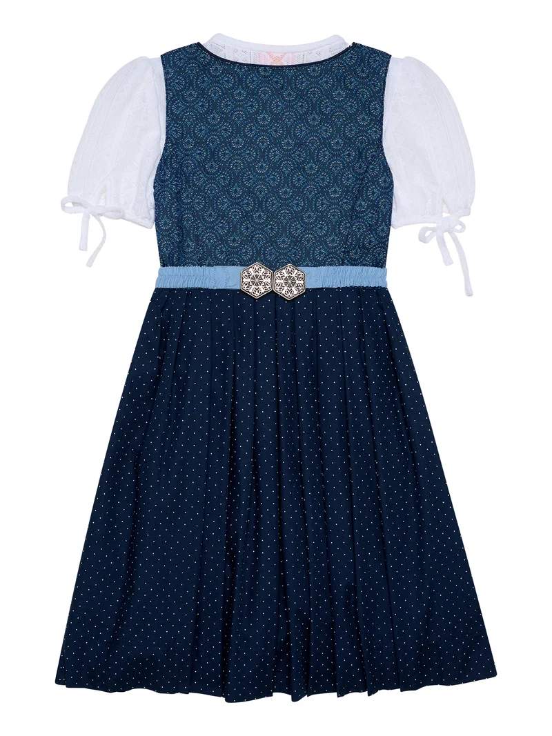 Kinderdirndl mit Jaquard-Oberteil inkl. Bluse