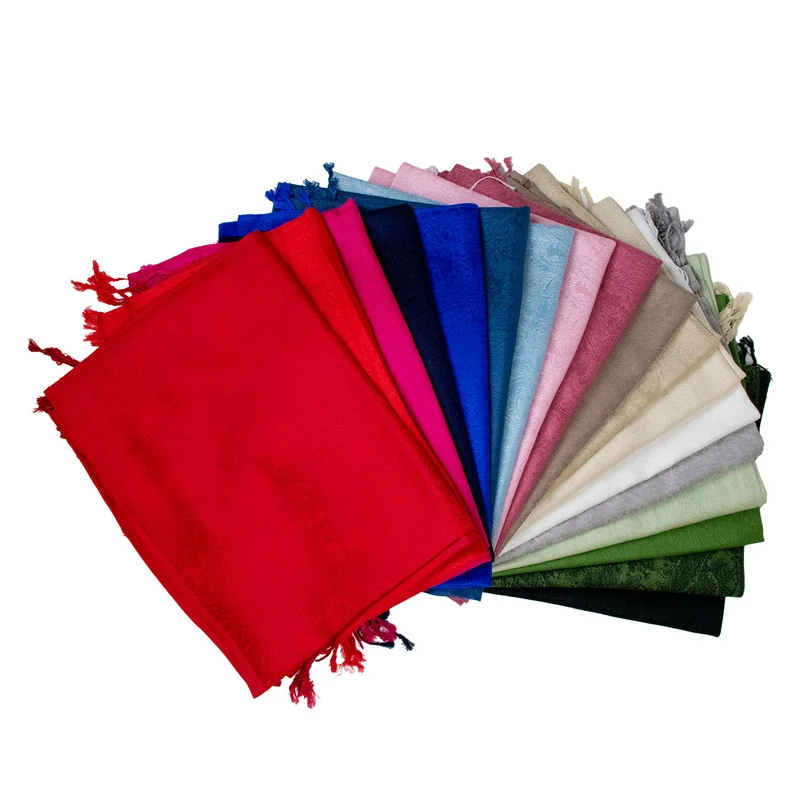 Halstuch aus Viscose - Stola Schal 185 x 70 cm | Rosé