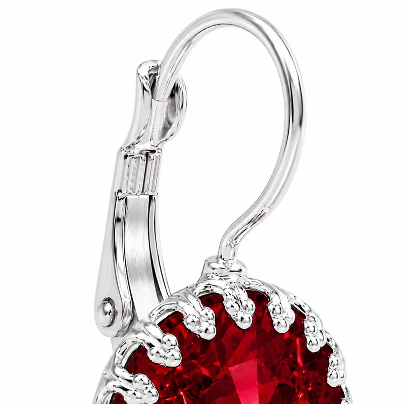 LUISIA® Kronen Ohrringe "Vivana" mit Kristallen von Swarovski® | Light Siam