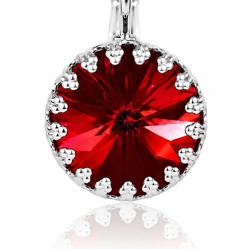 LUISIA® Kronen Ohrringe "Vivana" mit Kristallen von Swarovski® | Light Siam
