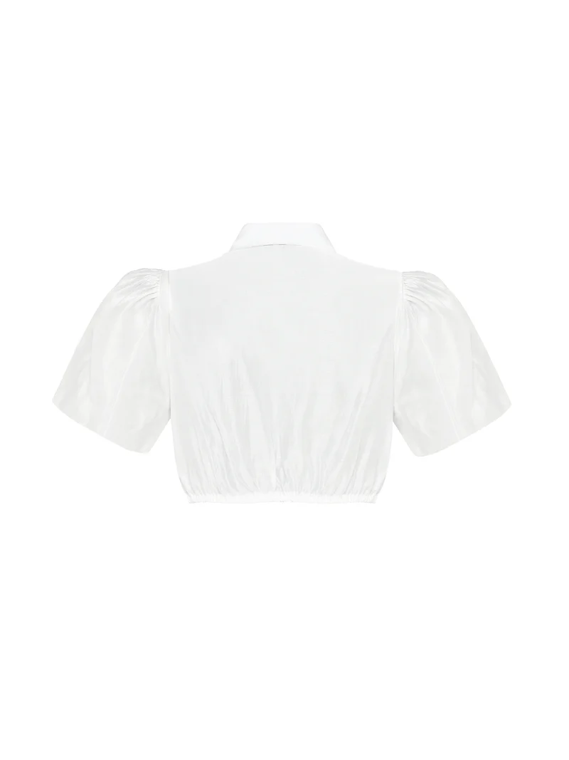 Dirndlbluse aus Organza