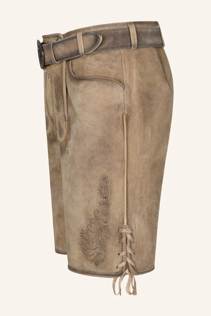 Lederhose BALDUR mit Gürtel - Krüger Buam - 969172-000-0071
