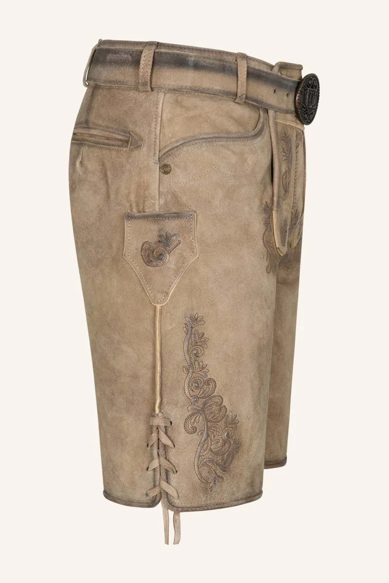 Lederhose BALDUR mit Gürtel - Krüger Buam - 969172-000-0071