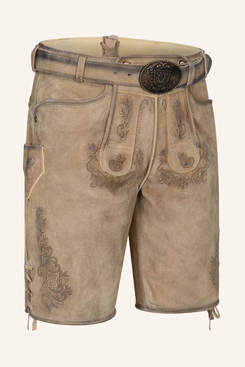 Lederhose BALDUR mit Gürtel - Krüger Buam - 969172-000-0071