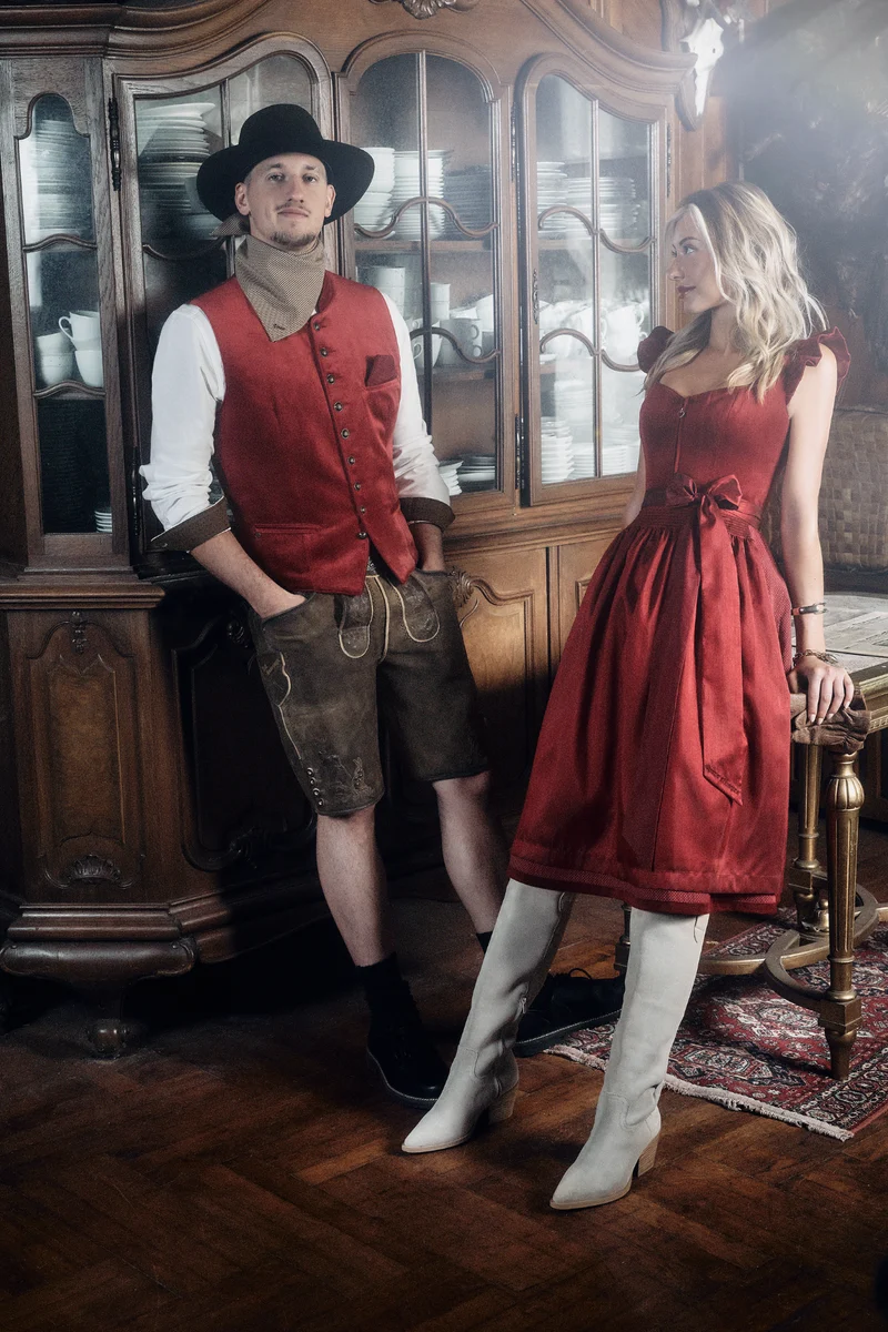 Lederhose HASENJAGD mit Gürtel - Krüger Buam - 666172-000-0007 - Tream