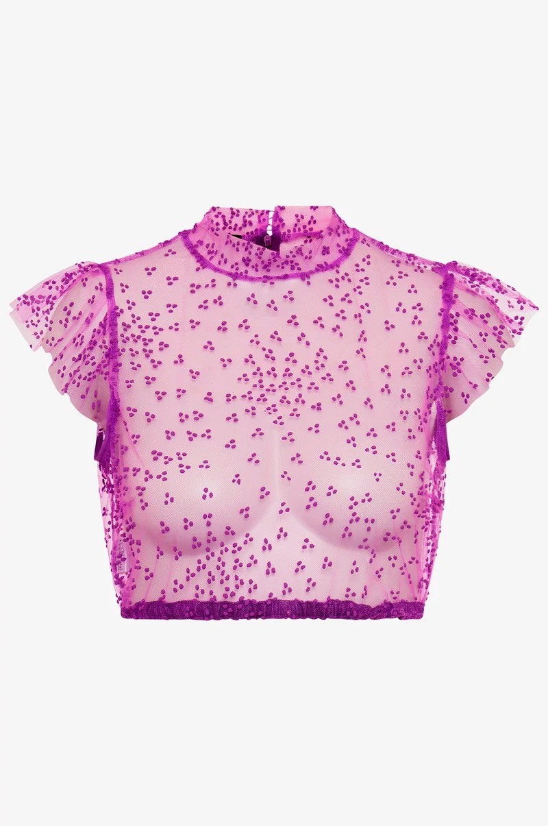 Dirndlbluse Heiki in Rosa