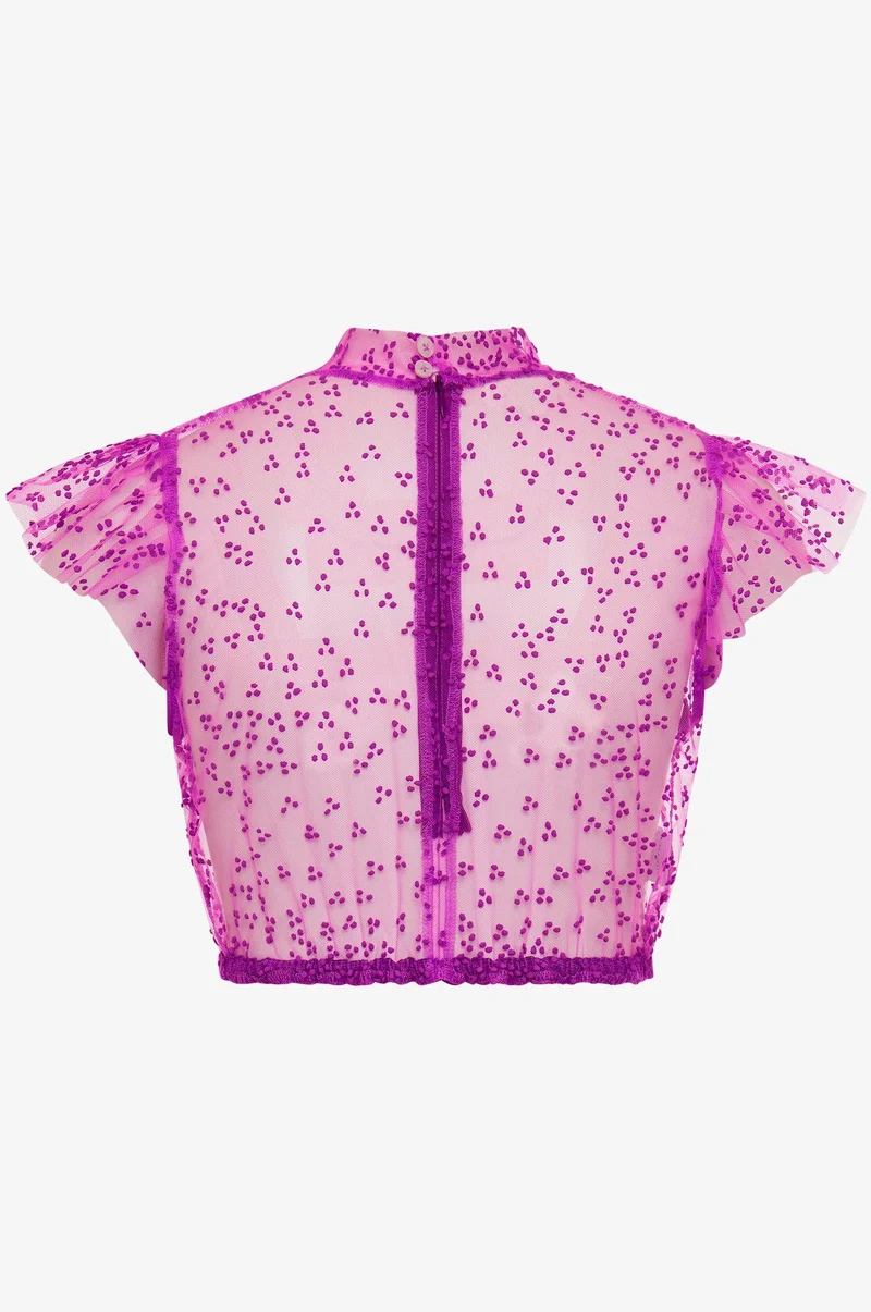 Dirndlbluse Heiki in Rosa