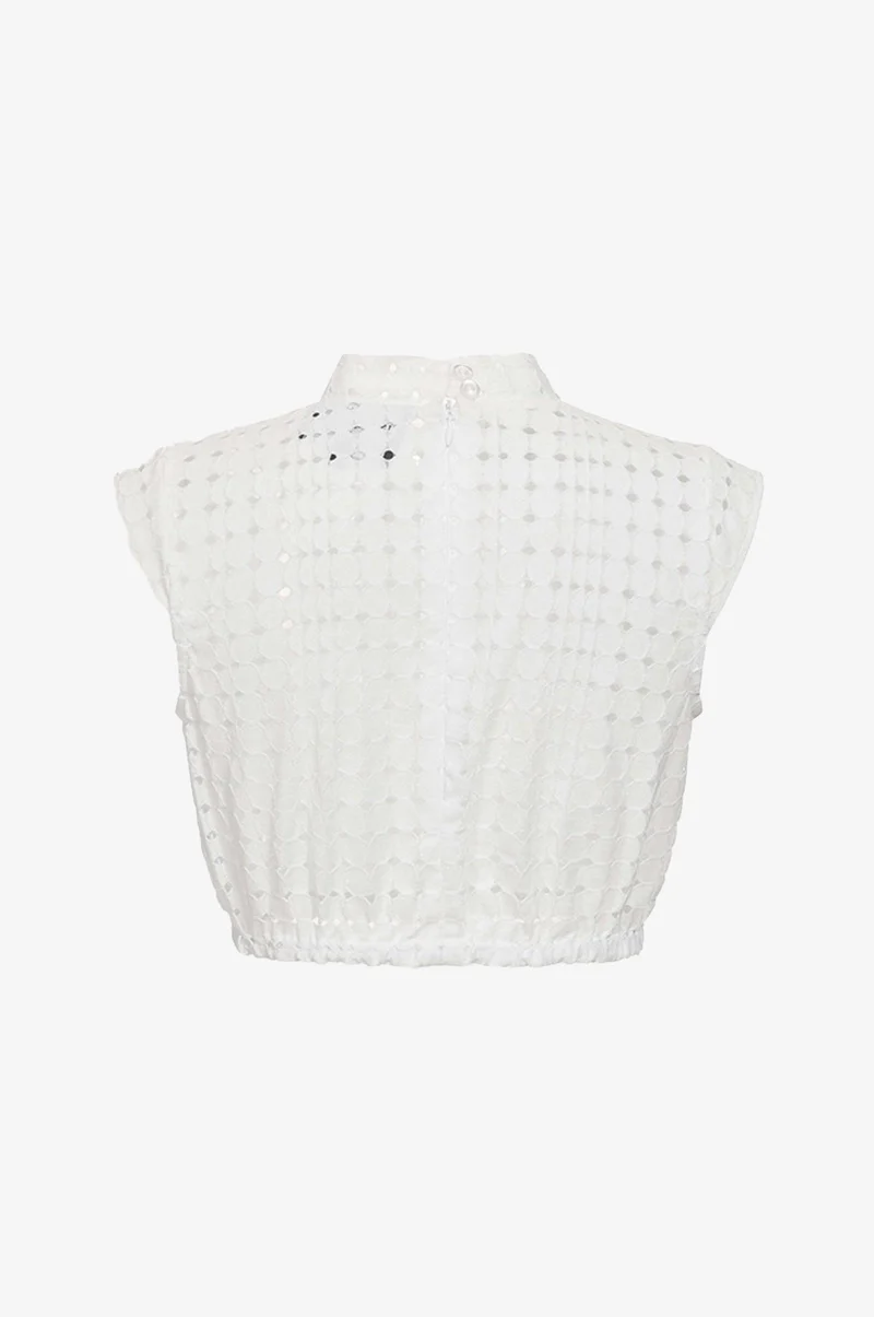 Bluse Heidi mit Lochspitze