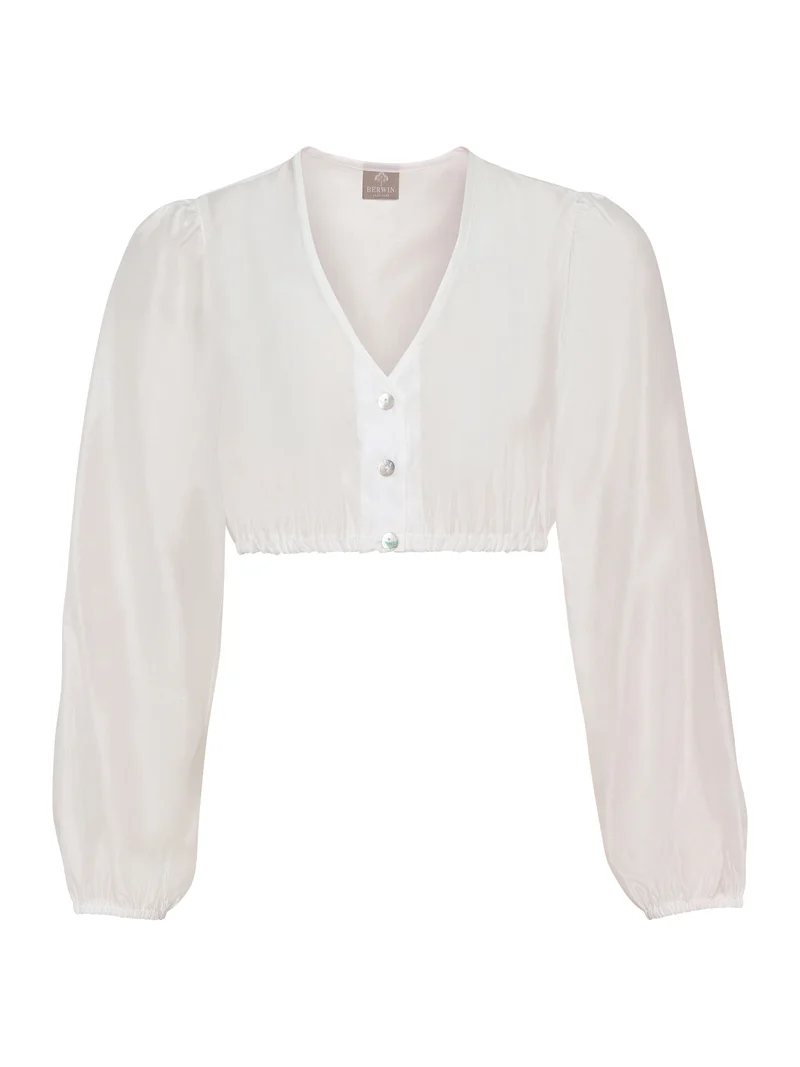 Dirndlbluse aus Organzastoff