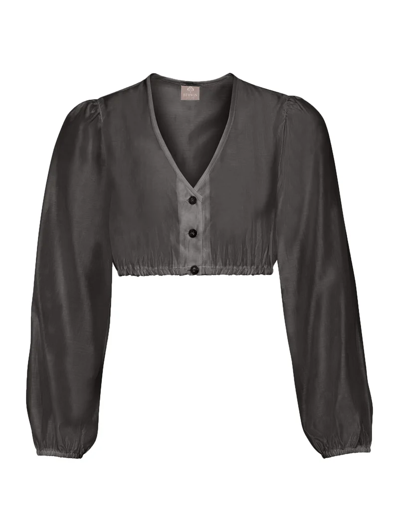 Dirndlbluse aus Organzastoff