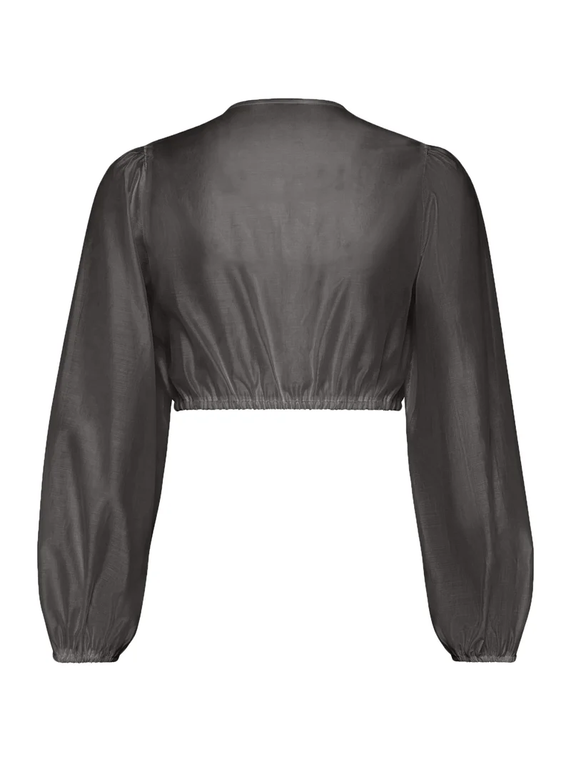 Dirndlbluse aus Organzastoff