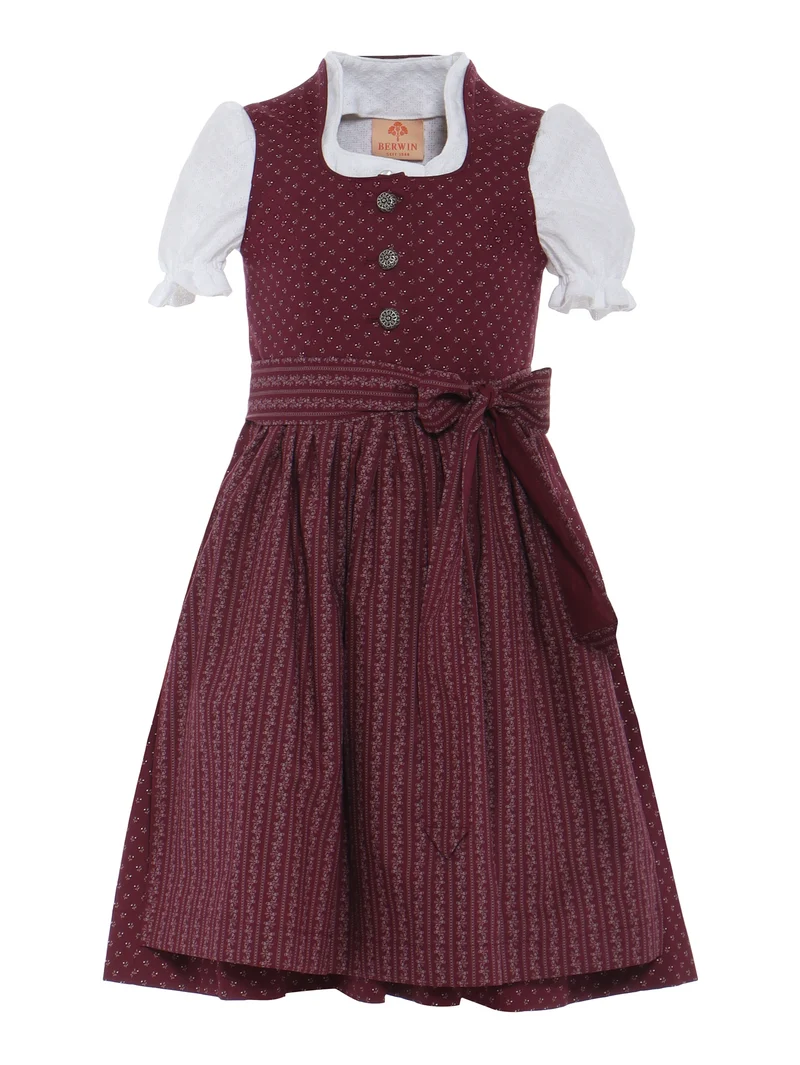 Kinderdirndl incl. passender Spitzenbluse