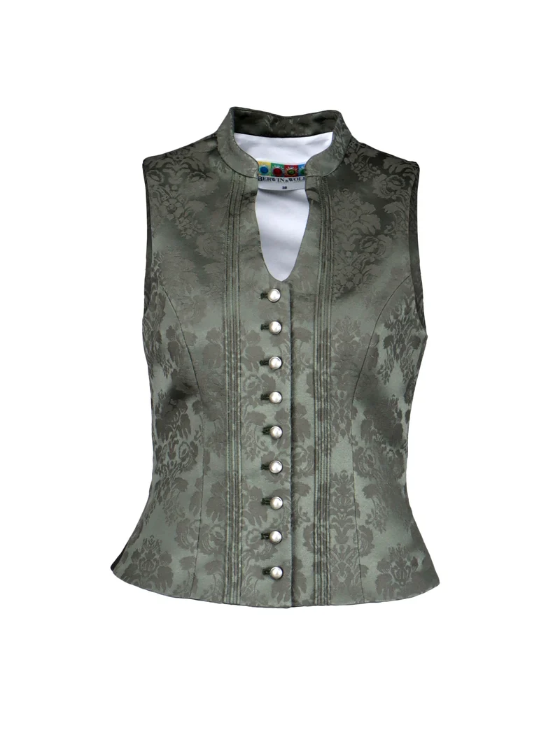 Elegantes Stretch-Jacquard-Mieder