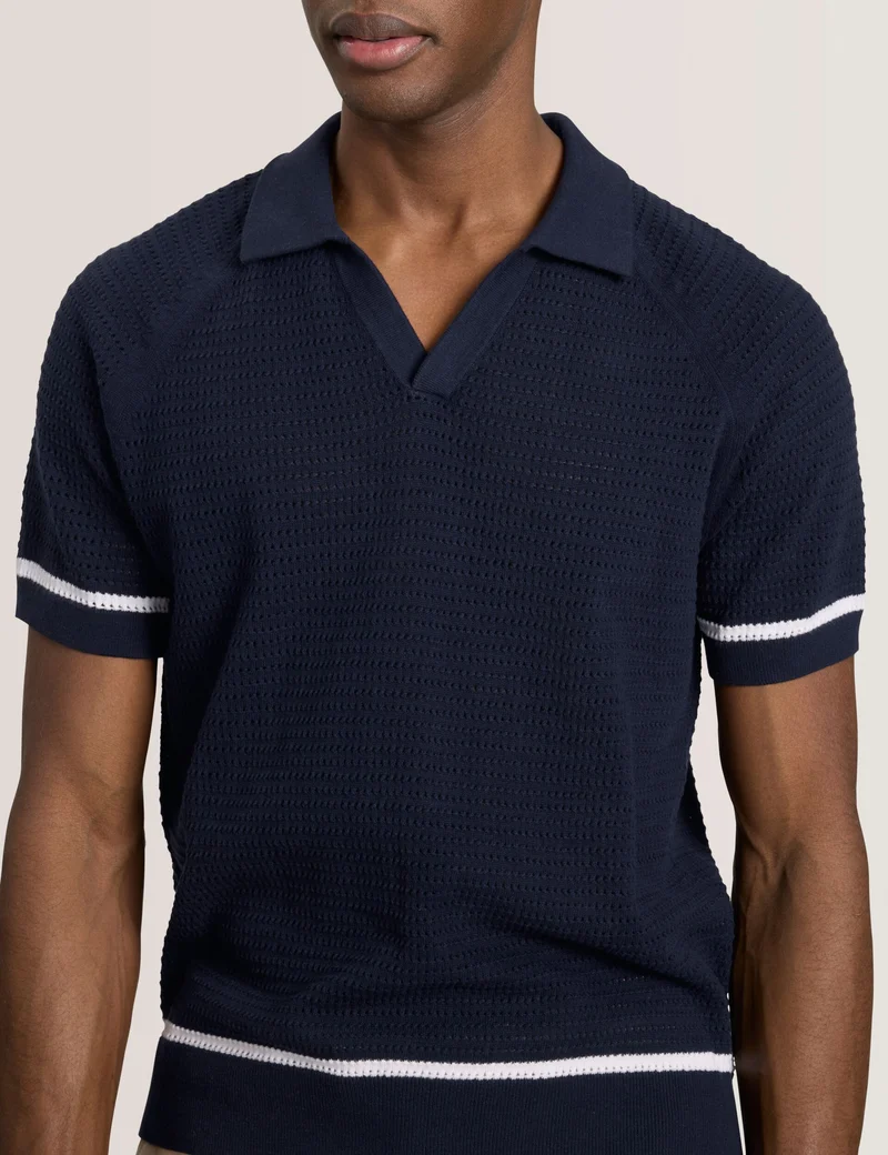 SWEATER POLO | NAVY