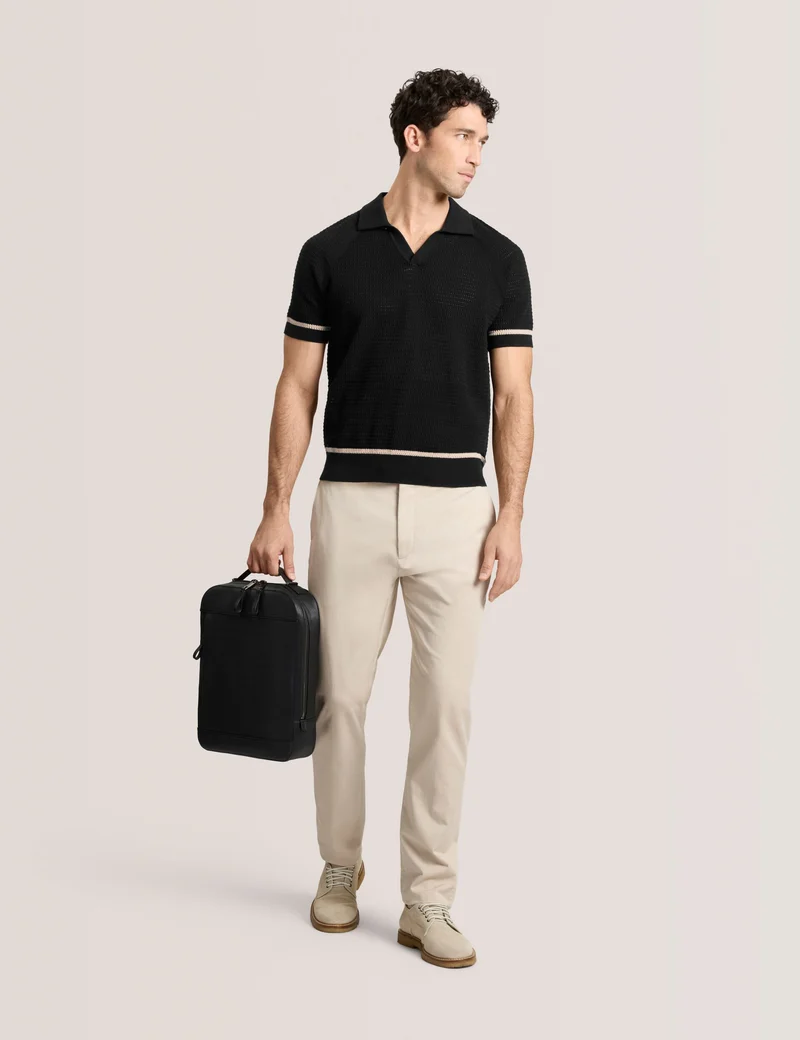 SWEATER POLO | BLACK
