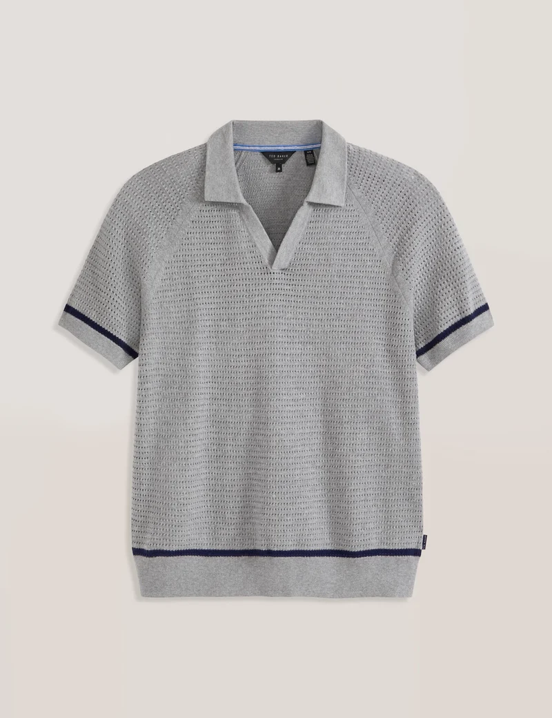 SWEATER POLO | GREY