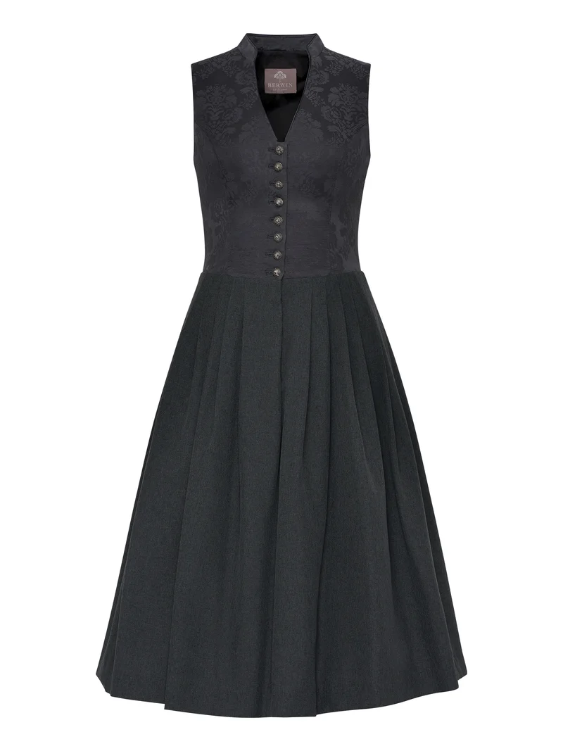 Dirndl ohne Schürze mit V-Ausschnitt - 70 cm