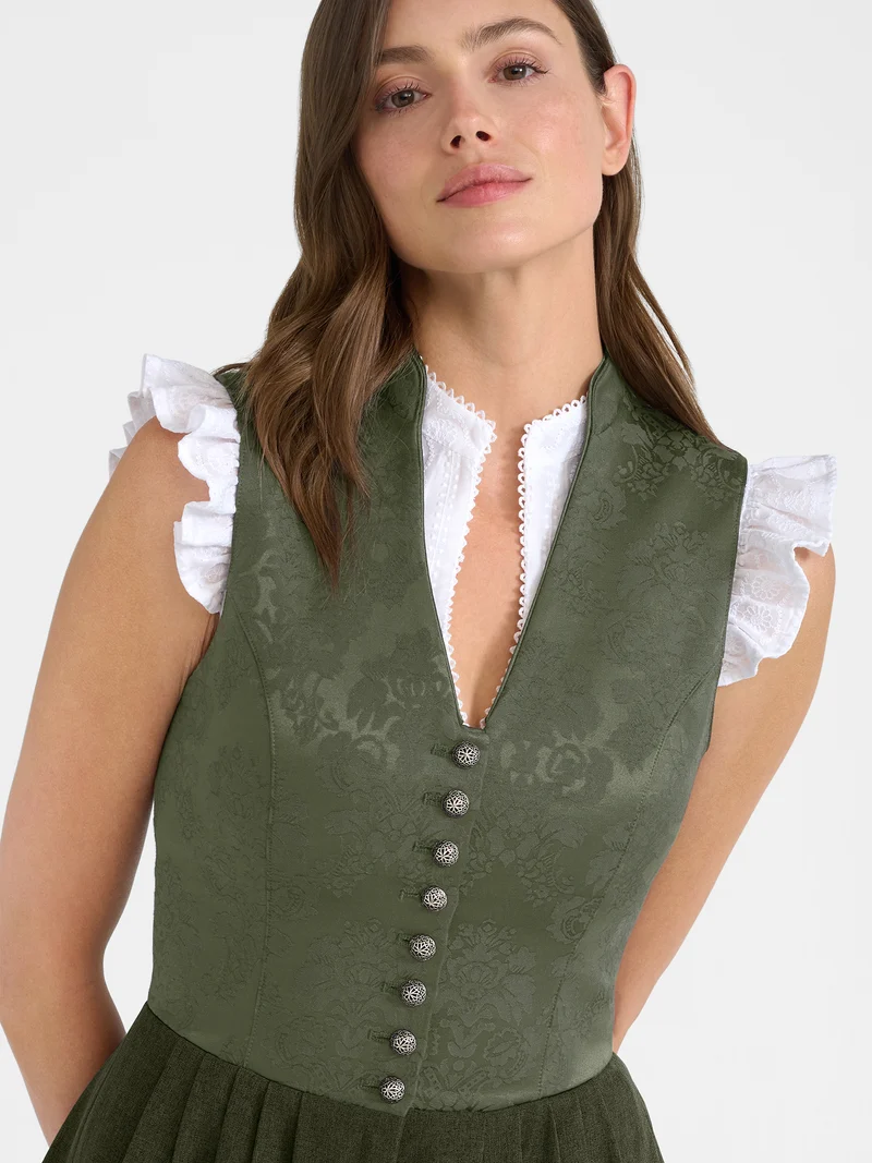 Dirndl ohne Schürze mit V-Ausschnitt - 70 cm
