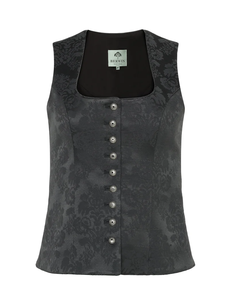 Trachtenmieder Damen – Stretch-Jacquard
