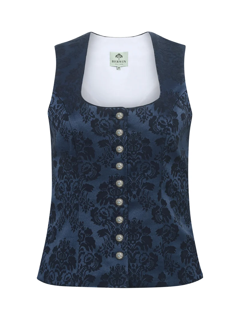 Trachtenmieder Damen – Stretch-Jacquard