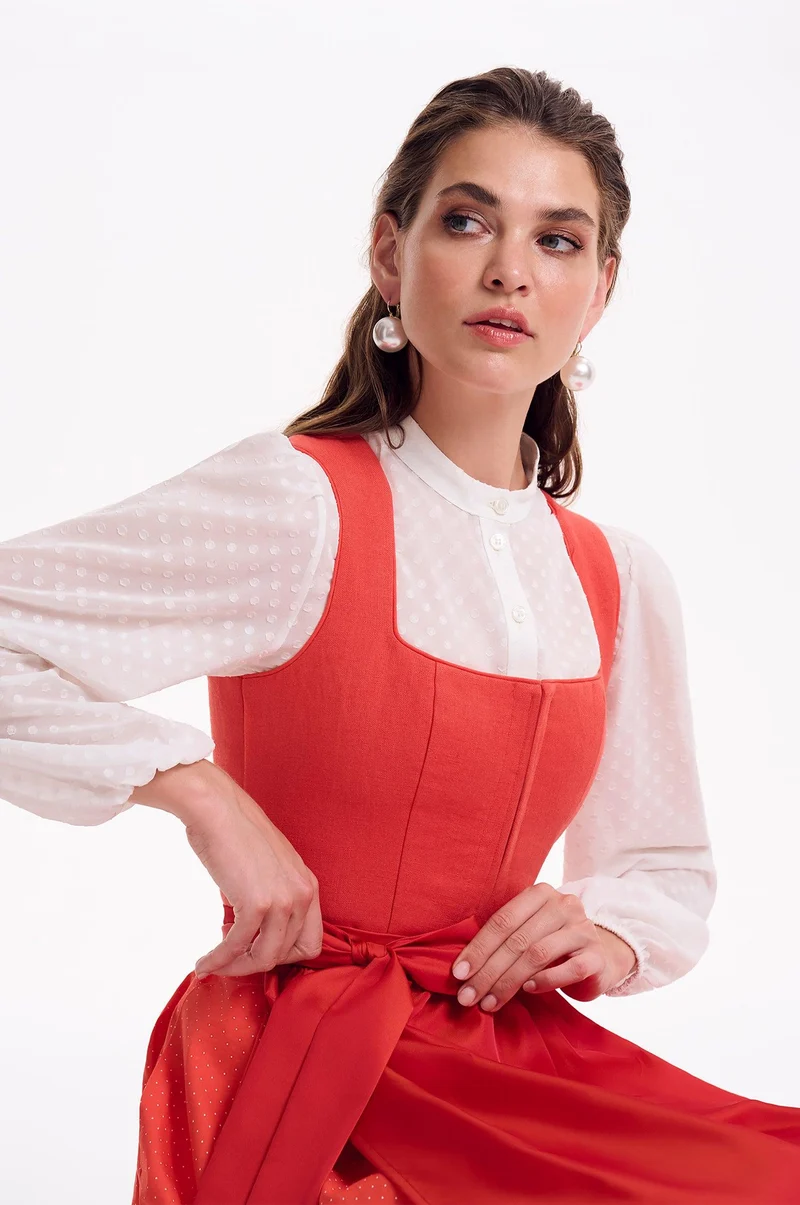Dirndl Adri in Coral