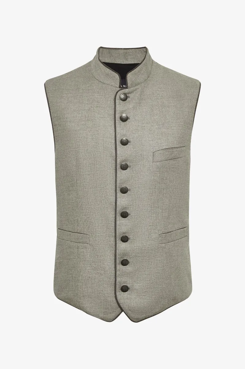 Trachtenweste Nick in Taupe