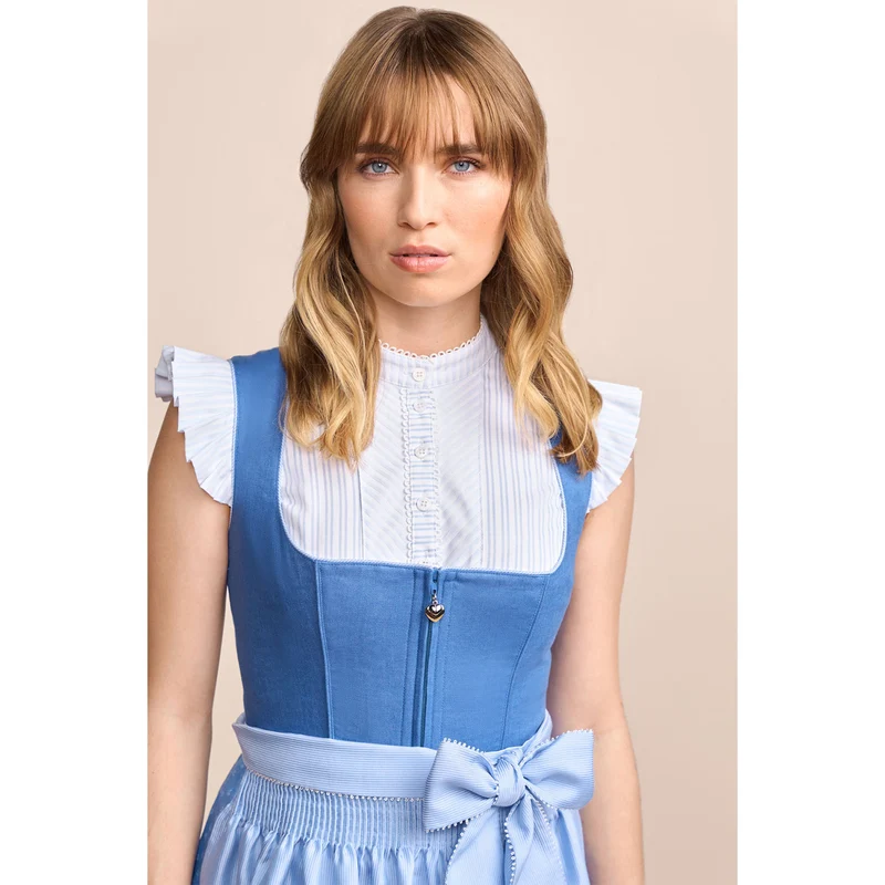 Krüger MADL Dirndl "Dorette" 413369 | Blau 60cm