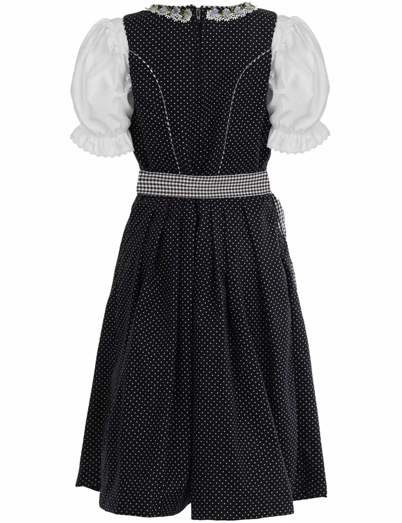 MADDOX Kinder Dirndl "Milena" 3-tlg. | Marineblau Weiß