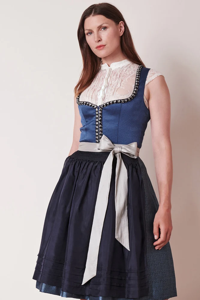 KRÜGER Collection Dirndl "Stefanie" 102761 | Blau 60cm